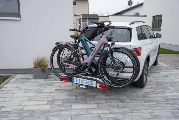 FISCHER Kupplungs-Fahrradträger RoadLine Silver